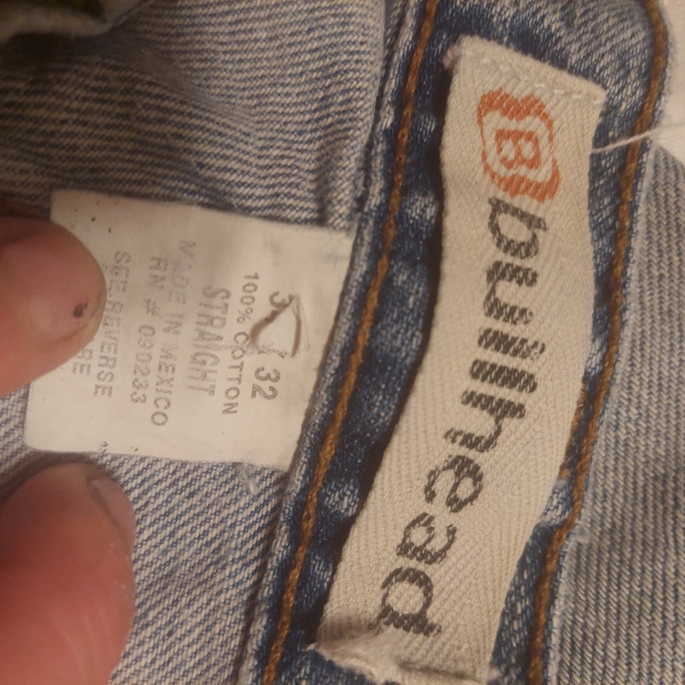 Mens 34/32 bullhead jeans